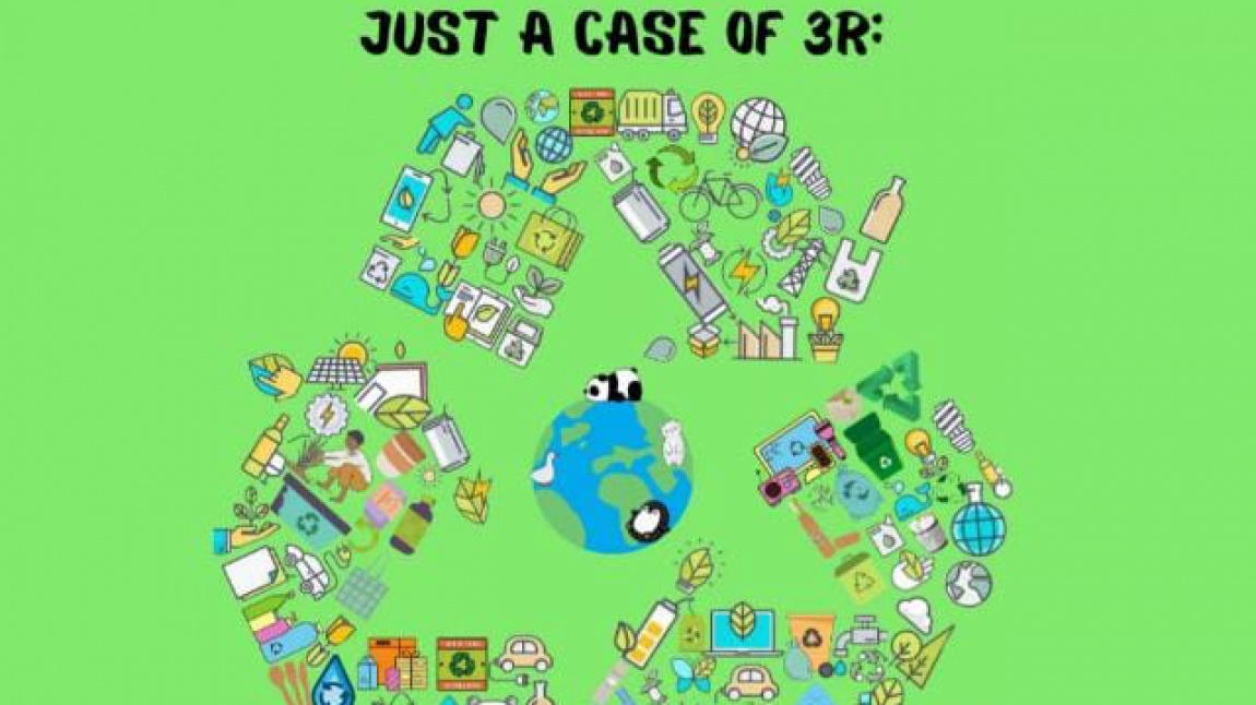 Just a Case of 3R: Reduce Waste, Reuse Products, Recycle Material 